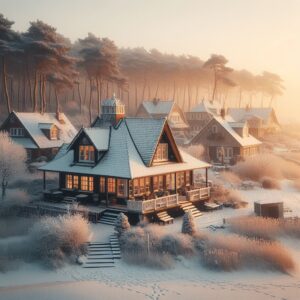 Czy domki w Rowach to idealne rozwiązanie na zimowy wypoczynek nad morzem?