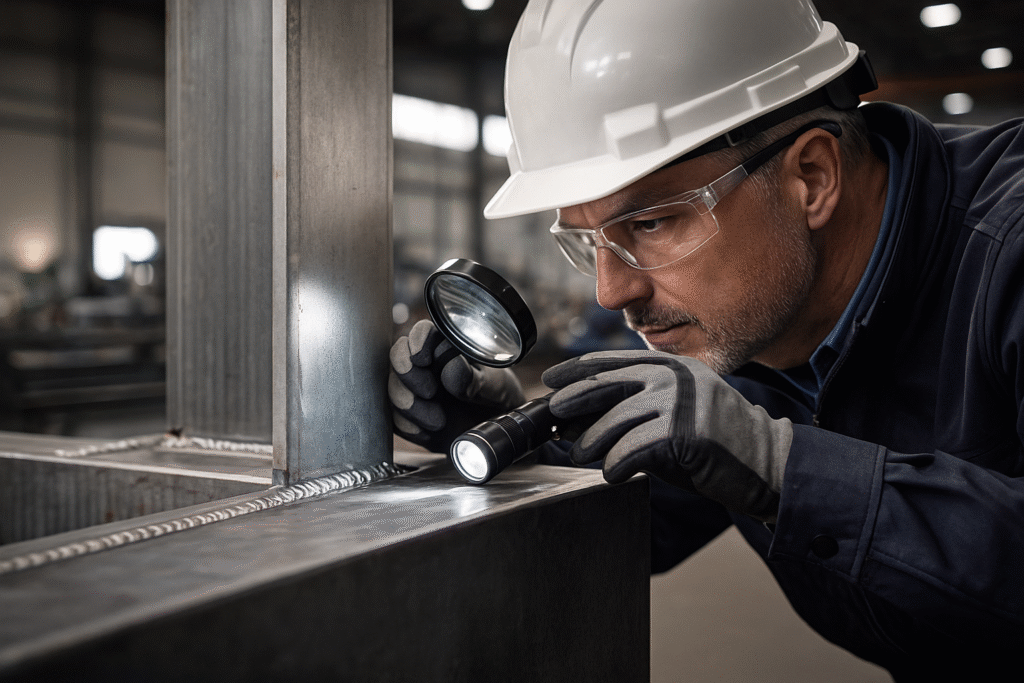 badania wizualne spoin